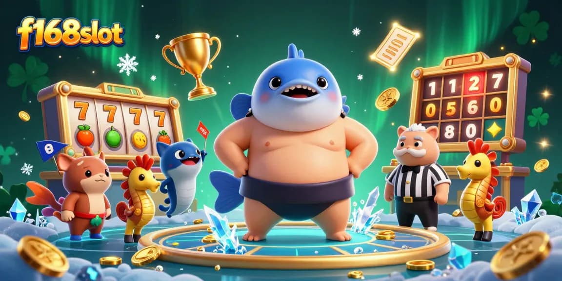 Engage with f168slot's exciting world of slots featuring dynamic fruit symbols and vibrant characters.