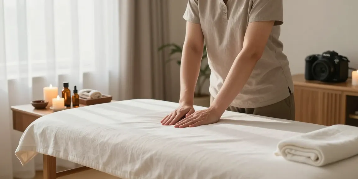 수원후불출장을 위한 편안한 마사지 치료 환경