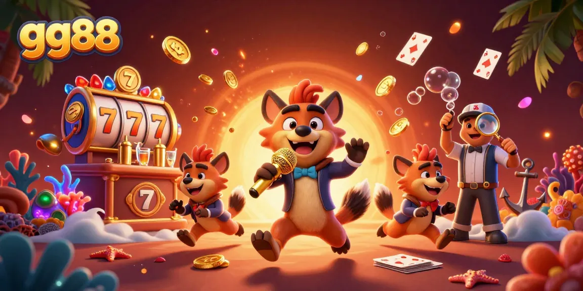 Join the fun at gg88 casino with hyenas; a comedy club scene full of action.