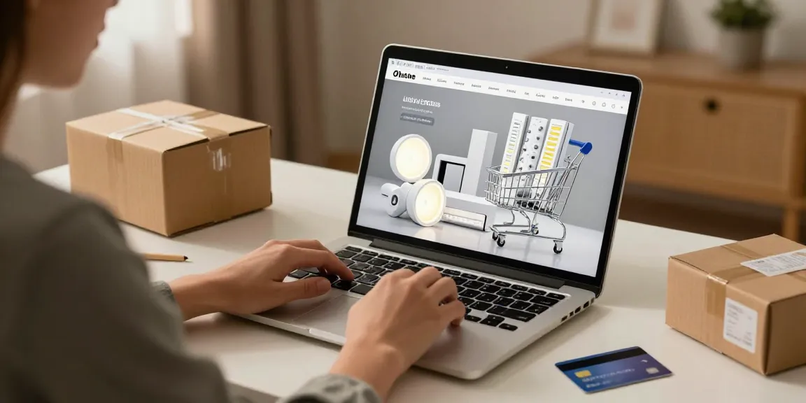 Lustre led products showcased in a premium online shopping experience, finding the best deals on e-commerce platforms.