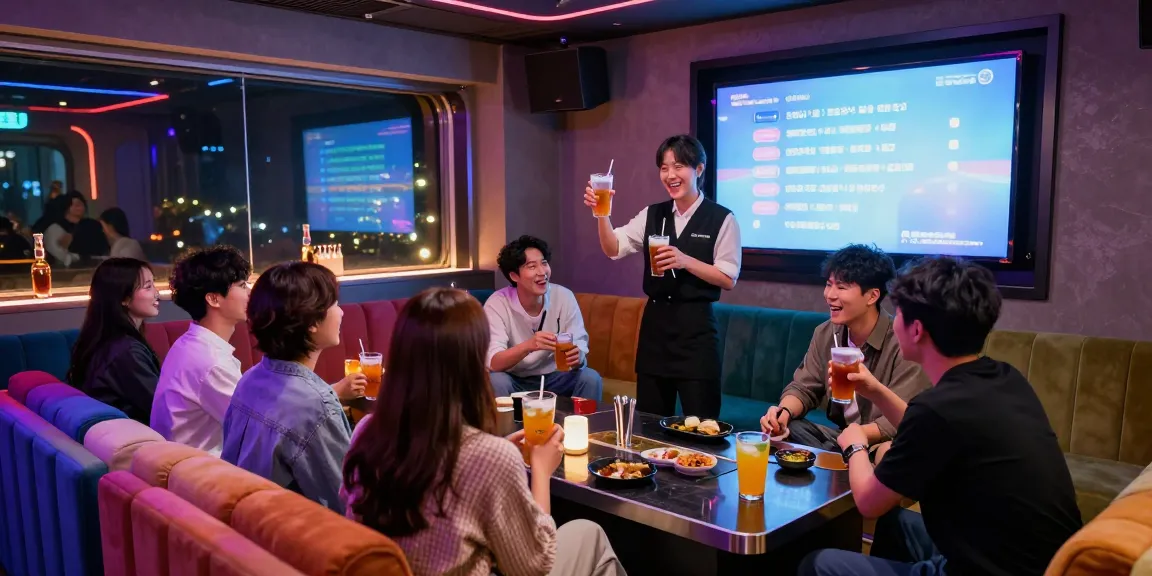 인천쓰리노에서 친구들과 즐거운 시간을 보내는 모습과 현대적인 분위기
