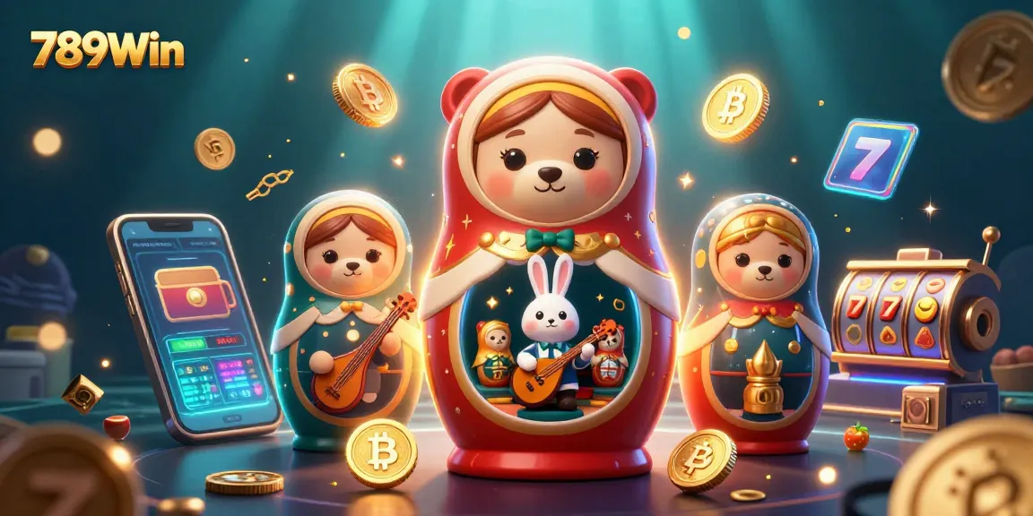 Experience the excitement of 789Win with colorful casino-themed characters and vibrant gaming elements.